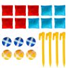 Tépőzáras céltábla dobó játék kétoldalas darts golyók zsákok 21el.