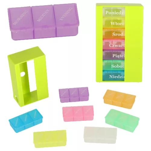 Articol, cutie, suport, heti articol organizator PL EN LT CS
