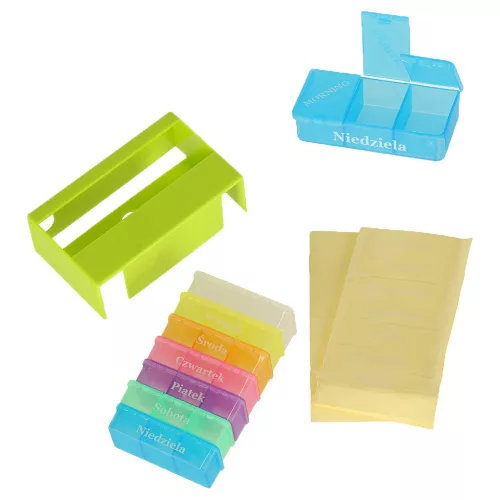 Articol, cutie, suport, heti articol organizator PL EN LT CS