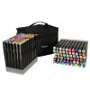 Kétoldalas alkoholos filctollak 120 db-os tokban + állvány