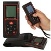 Digitális lézeres távolságmérő, vízálló, IP54, 3 mm/60 m tok, elemes működésű