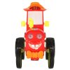 RC ugráló, táncoló traktor hangokkal, piros