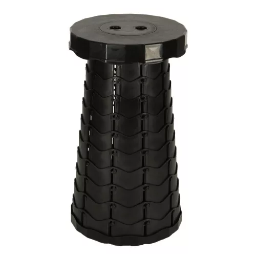 pliabil scaun, telescopic, portabil, scaun turistic, negru, 200 kg