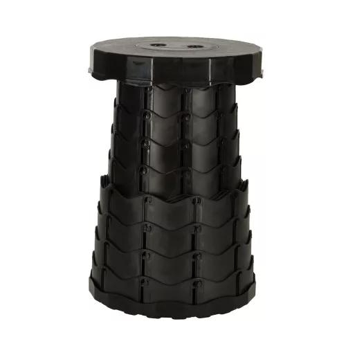 pliabil scaun, telescopic, portabil, scaun turistic, negru, 200 kg