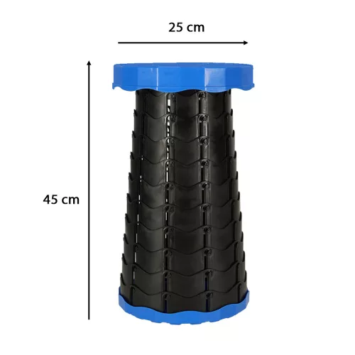 pliabil scaun, telescopic, portabil, scaun turistic, albastru, 200 kg
