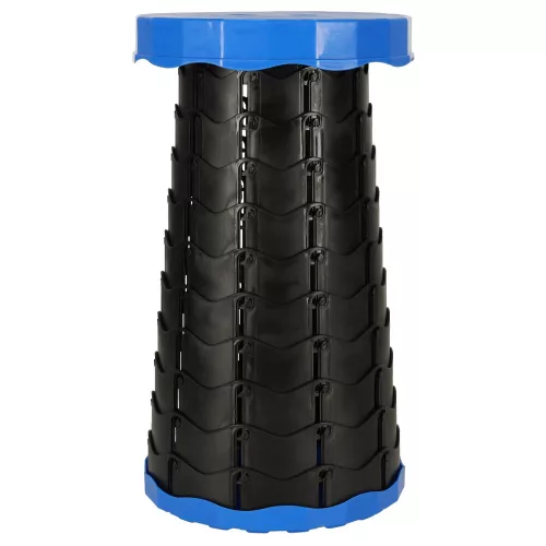 pliabil scaun, telescopic, portabil, scaun turistic, albastru, 200 kg