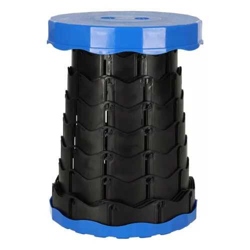 pliabil scaun, telescopic, portabil, scaun turistic, albastru, 200 kg