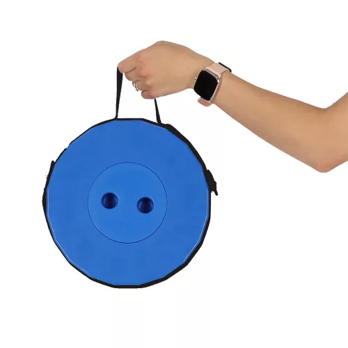 pliabil scaun, telescopic, portabil, scaun turistic, albastru, 200 kg