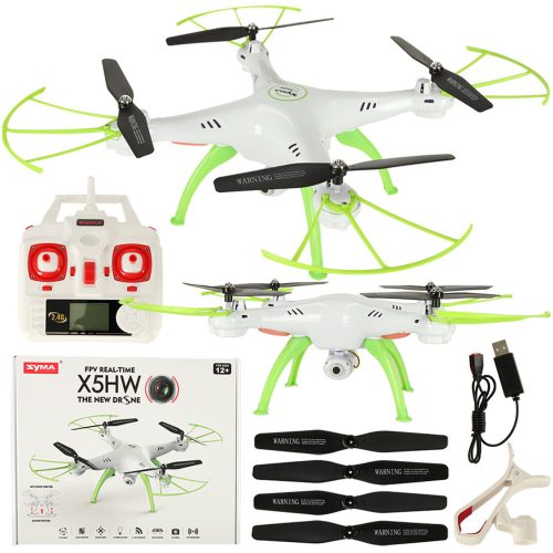 Syma X5HW 2.4GHz RC drón Wi-Fi kamera fehér