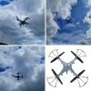 Syma X5HW 2.4GHz RC Drón Wi-Fi Kamera Kék