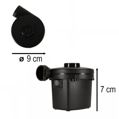 electric pompă gonflabil pentru saltea, pentru minge, pentru ponton, accesoriu, turista, portabil, mobil, 2 1 în, 12V/240V, pentru duze