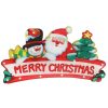 LED karácsonyi függőlámpák Merry Christmas dekoráció 45cm