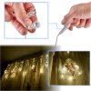 LED karácsonyfa kép függöny fényei 3m 10 USB izzók