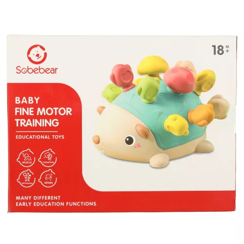 Szenzoros oktatási Montessori kék sün