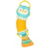 Harmonia harmonika gyerekeknek narancssárga bagoly játék LED 30cm