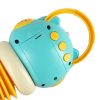 Harmonia harmonika gyerekeknek narancssárga bagoly játék LED 30cm