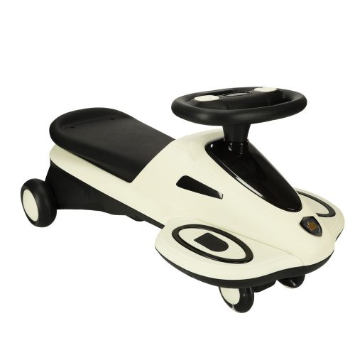 Gravitációs robogó világító LED kerekek zenével játszó robogó 74cm bézs/fekete max 100kg