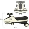 Gravitációs robogó világító LED kerekek zenével játszó robogó 74cm bézs/fekete max 100kg