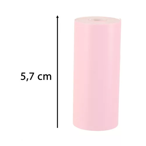 Hőpapír tekercsek fényképezőgép-nyomtatókhoz 5,7 cm x 3 m 3 színű darab