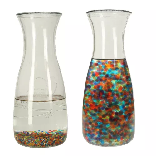 Víz gél golyók hidrogel virágokhoz többszínű 250g 50.000db 7-8mm