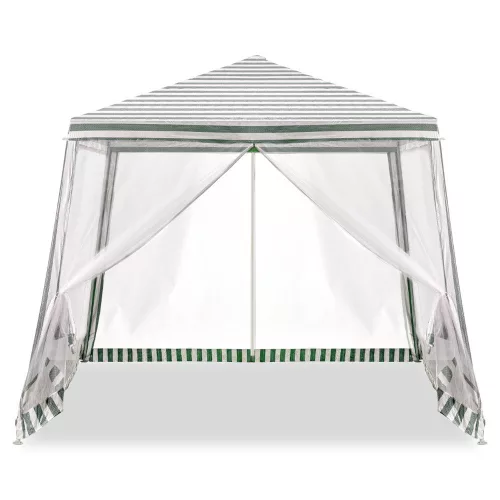 Kerti pavilon, kereskedelmi partisátor, pavilon szúnyoghálóval, fehér 3 x 3 m