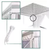 Kerti pavilon, kereskedelmi partisátor, pavilon szúnyoghálóval, fehér 3 x 3 m