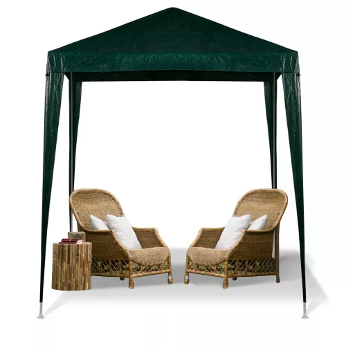 Kerti pavilon, kereskedelmi partisátor, zöld pavilon 2 x 2 m