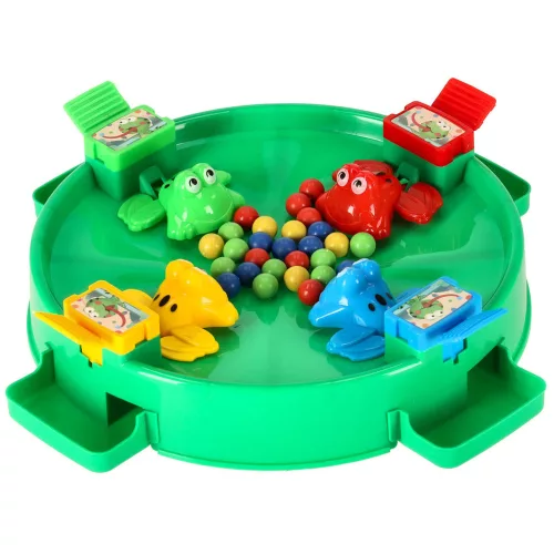 Hungry Frogs săritor Articol Arcade Jucărie 4 Jucărie 3+ XXL Verde