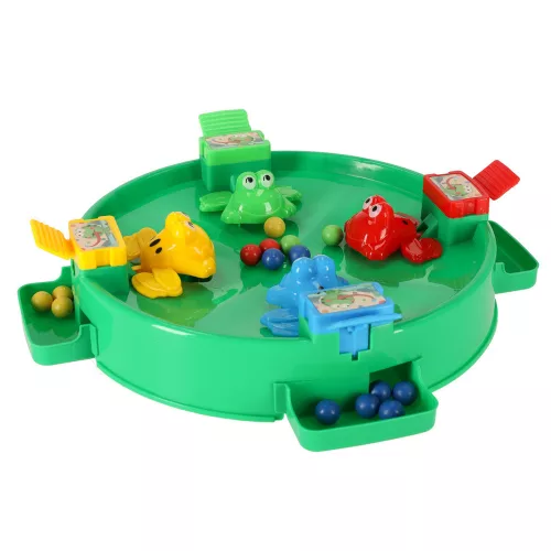 Hungry Frogs săritor Articol Arcade Jucărie 4 Jucărie 3+ XXL Verde