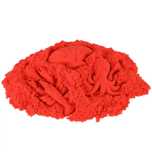 Szenzoros homok gyerekeknek 1 kg-os piros zacskóban
