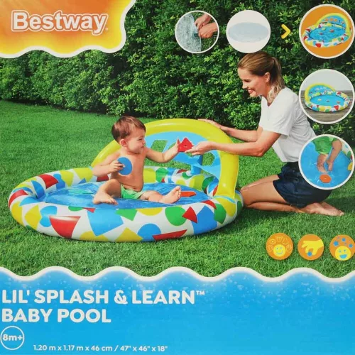 Pancsolómedence párnával BESTWAY 52378 120cm