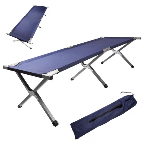 LUARO pliabil articol pat XXL albastru 150kg