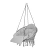 LUARO kerti hinta gólyafészek párnával XXL szürke 80cm 150kg