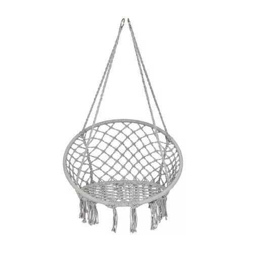 LUARO kerti hinta gólyafészek párnával XXL szürke 80cm 150kg