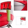 Gyermek kerti trambulin 140cm piros