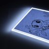 Rajztábla A4 LED-es világítású paszpartu