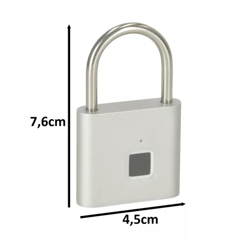 Elektronikus ujjlenyomat-zár vízálló intelligens USB lakattal