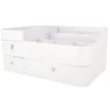 Kozmetikai organizator, cutie, depozitare, cutie cu sertare, mare XXL