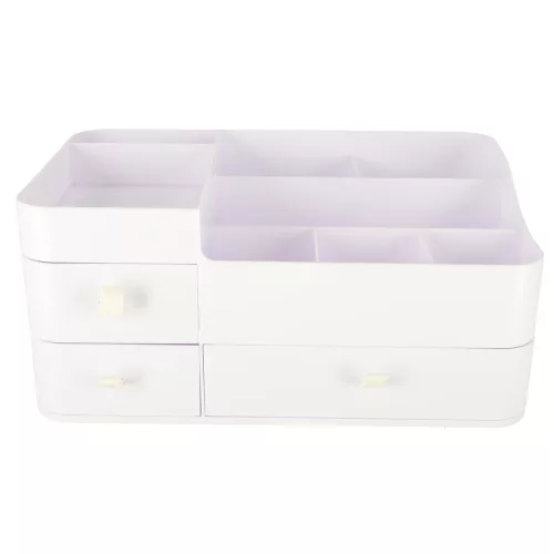 Kozmetikai organizator, cutie, depozitare, cutie cu sertare, mare XXL
