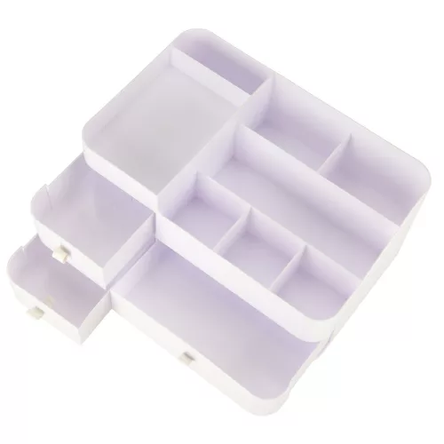 Kozmetikai organizator, cutie, depozitare, cutie cu sertare, mare XXL