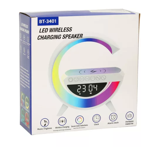 RGB LED jucărie lampă Boxă cablu fără încărcător articol ceas