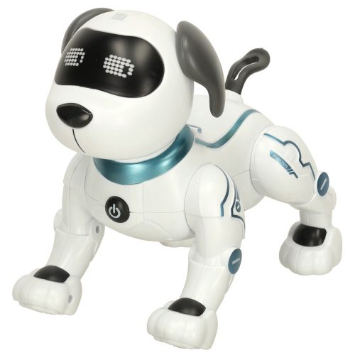 RC robotkutya ugrik és sétál