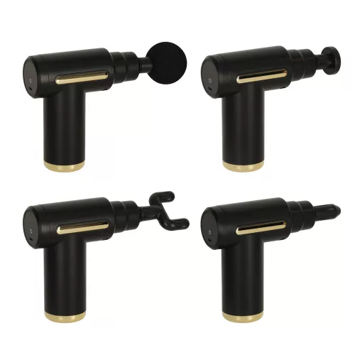 Pistol de masaj, masaj pentru spate, LED, 4 1 în, negru
