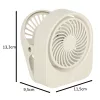 masăi ventilator csipesszel, cablu fără, USB accesoriu, 3 accesoriu, 11,5 cm alb