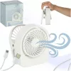 masăi ventilator csipesszel, cablu fără, USB accesoriu, 3 accesoriu, 11,5 cm alb