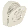 masăi ventilator csipesszel, cablu fără, USB accesoriu, 3 accesoriu, 11,5 cm alb