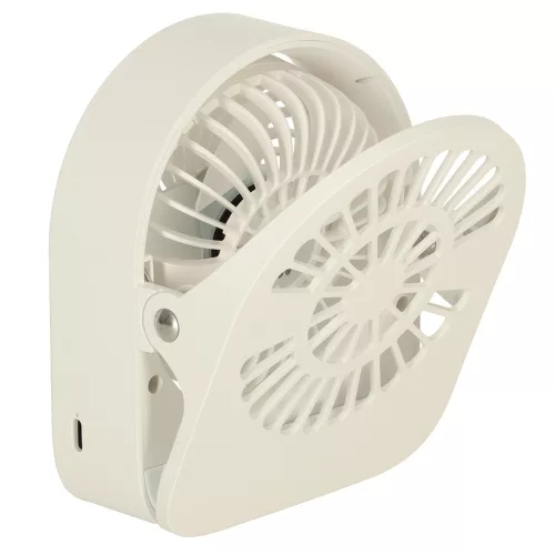masăi ventilator csipesszel, cablu fără, USB accesoriu, 3 accesoriu, 11,5 cm alb