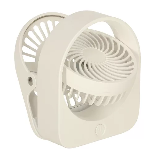 masăi ventilator csipesszel, cablu fără, USB accesoriu, 3 accesoriu, 11,5 cm alb