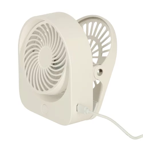 masăi ventilator csipesszel, cablu fără, USB accesoriu, 3 accesoriu, 11,5 cm alb