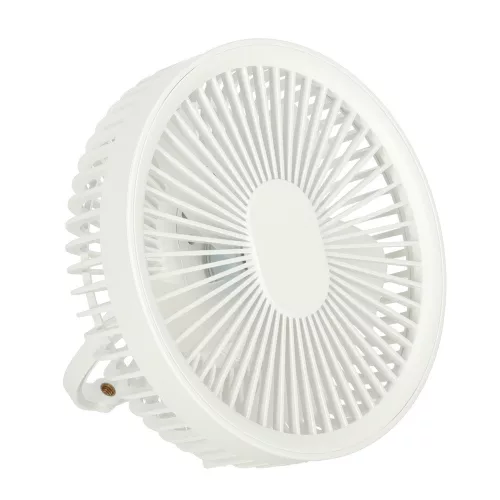 masăi ventilator, cablu fără articol, USB, telecomandă, cu lampă, 4 accesoriu, 18 cm alb